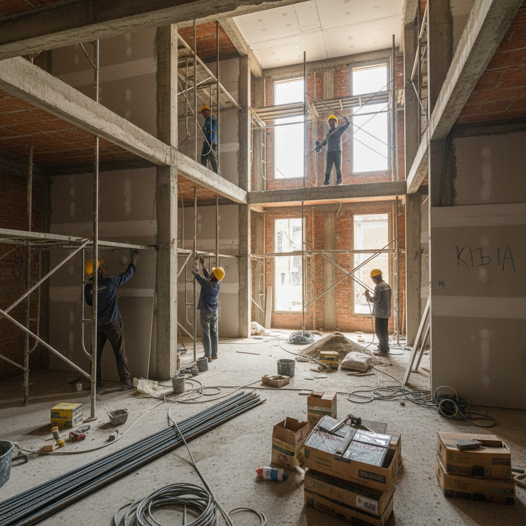 Proses pembangunan dan renovasi kos-kosan sebagai investasi properti
